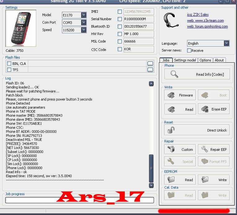 Samsung 2G Tool 3.5.0038 Скачать