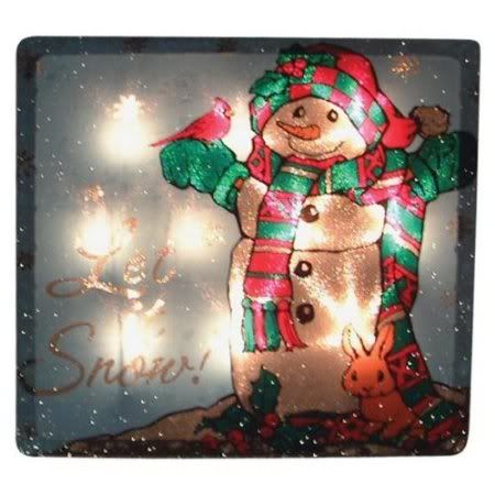 EMERALD Let It Snow Lighted Window Decoration Pack of 6