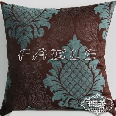 Chenille Marco Flowers Pillow Cover