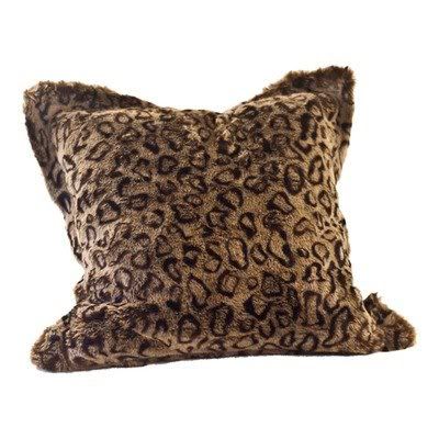 Leopard Faux Fur Pillow Cover