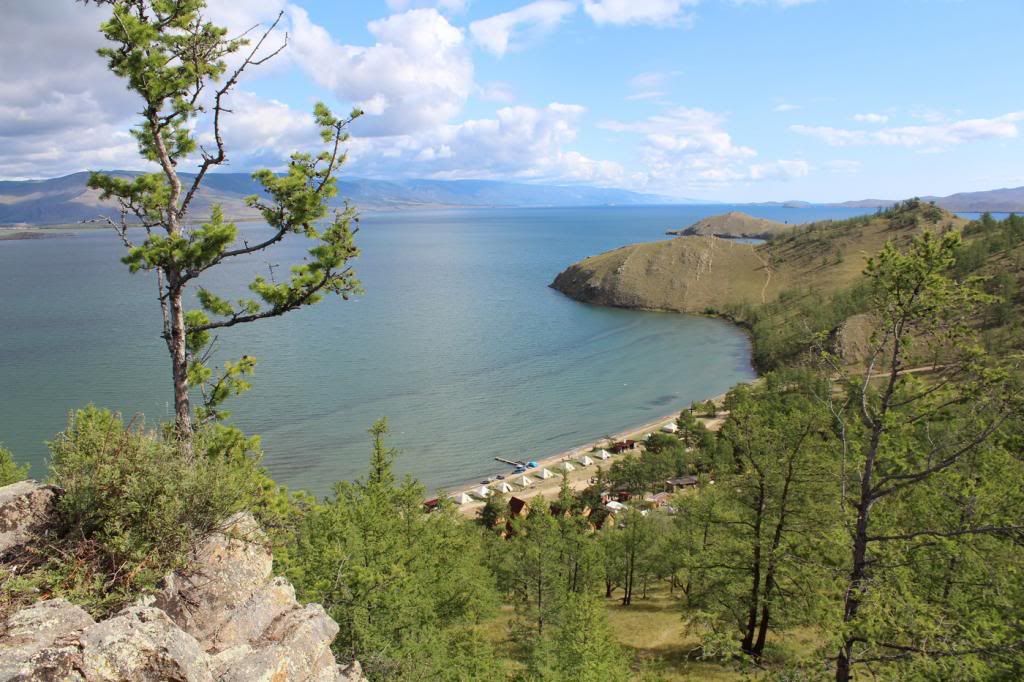 Вид на Мухорский залив (Малое море, Байкал)