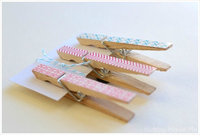 DIY Clothespin Magnets