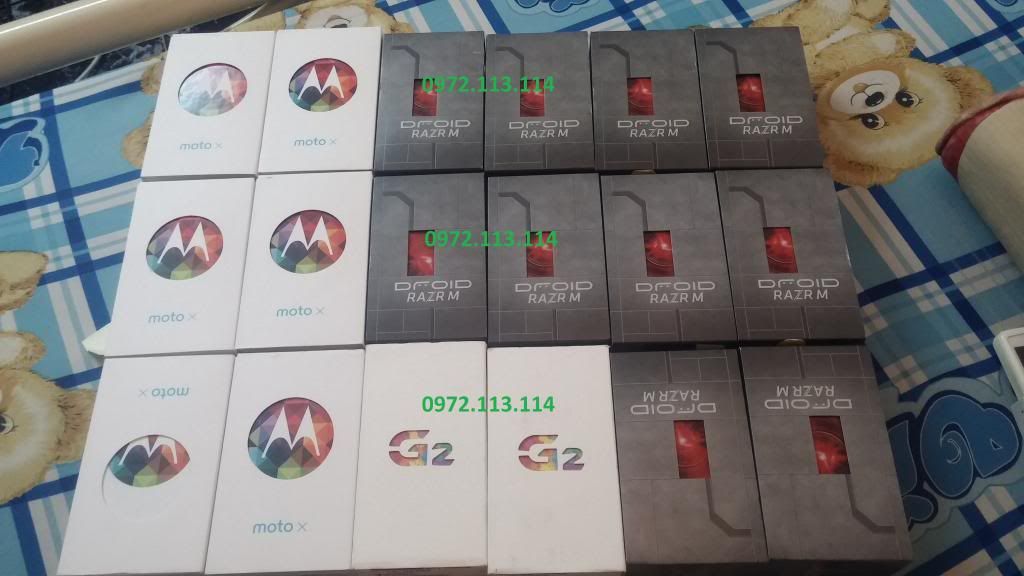 Motorora X + Motorola Razrm + LG Optimus G2 Hàng Verizon New 100% full box giá best