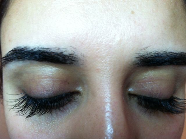 Eyelash Extension Picture From a Real Consumer Eyelash Extension Picture From a Real Consumer