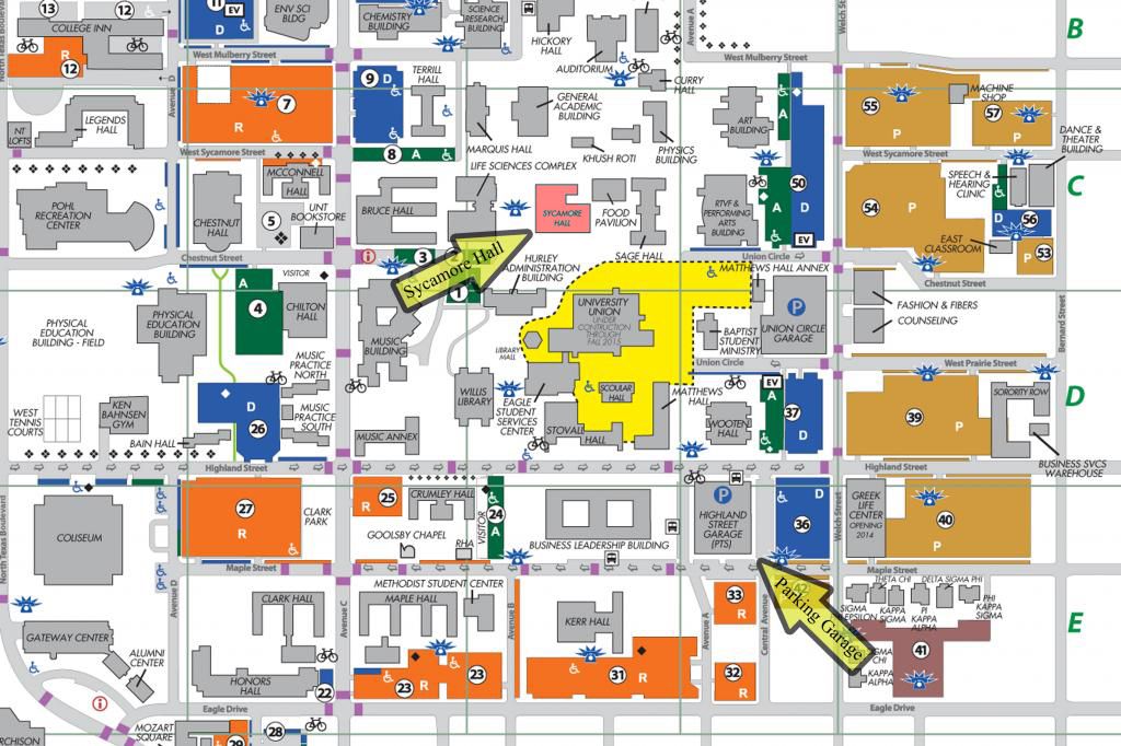 UNT Parking Map Photo by InnovationGreenhouse Photobucket