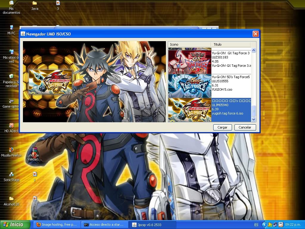 Descargar Yugioh Tag Force 6 Modo Historia en JPCSP Emulador [MF ...