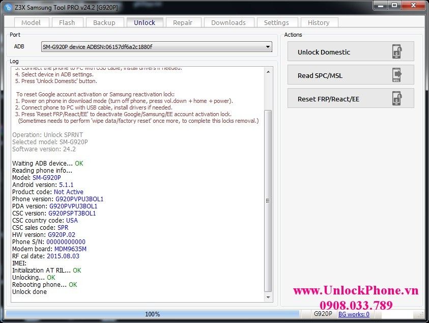 Unlock Samsung Galaxy Note 5, Note 4, S6, S5 trùng IMEI lấy liền